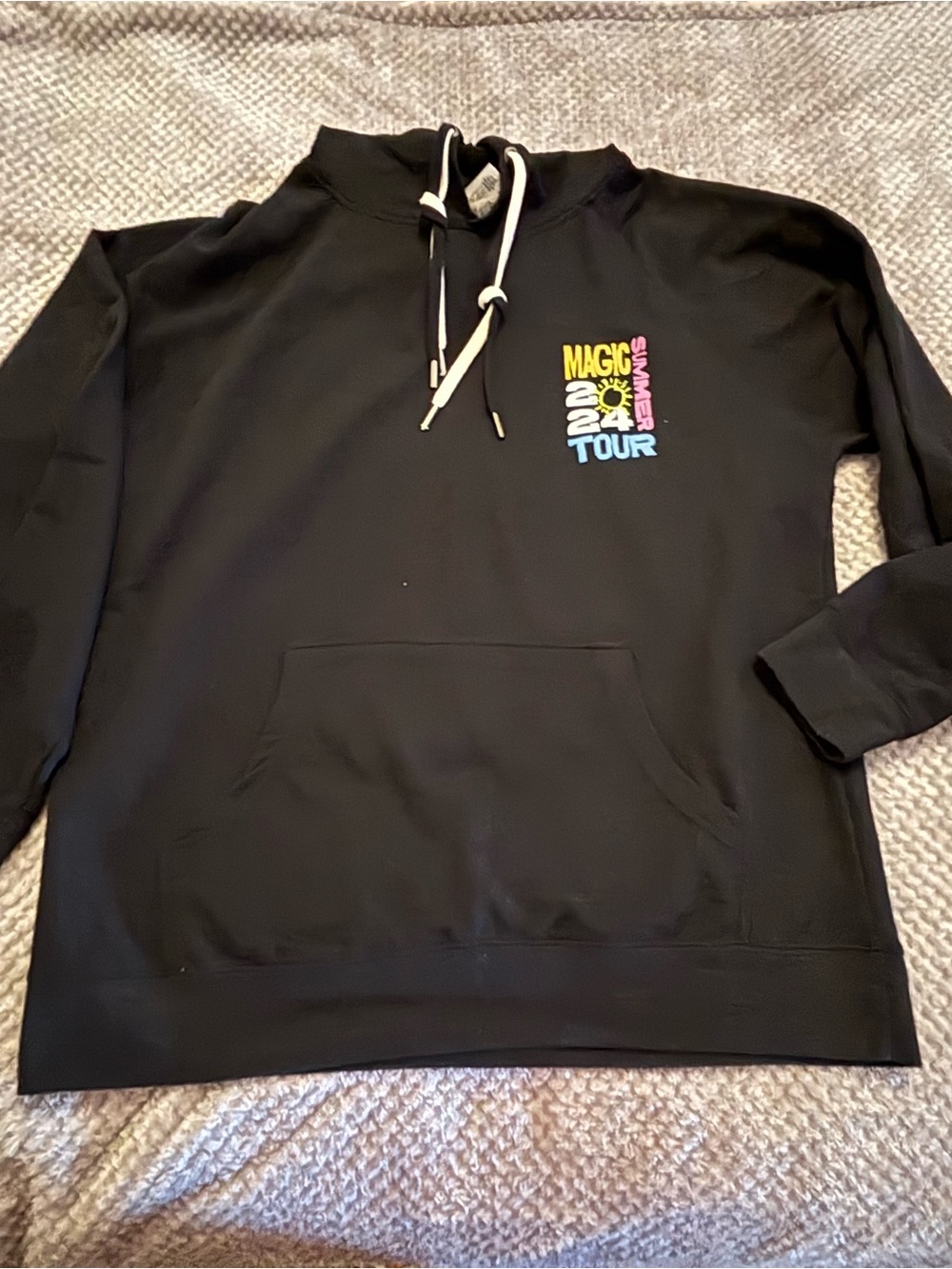 New Kids on the Block 2024 Black 'Magic Tour' Graphic Pullover Hoodie